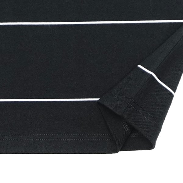 画像5: EVCON（エビコン）BORDER WIDE S/S TEE（ボーダーワイドショートスリーブTシャツ） / Black（ブラック） (5)