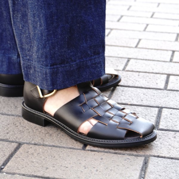 画像8: Rutt shoes（ラットシューズ）RAMSEY（ラムジー）GURKA SANDALS / Black（ブラック） (8)