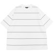 画像1: EVCON（エビコン）BORDER WIDE S/S TEE（ボーダーワイドショートスリーブTシャツ） / White（ホワイト） (1)