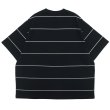 画像2: EVCON（エビコン）BORDER WIDE S/S TEE（ボーダーワイドショートスリーブTシャツ） / Black（ブラック） (2)