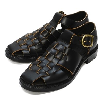 画像1: Rutt shoes（ラットシューズ）RAMSEY（ラムジー）GURKA SANDALS / Black（ブラック）
