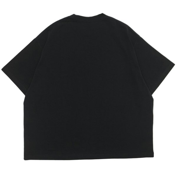 画像2: EVCON（エビコン）MARCERIZATION WIDE S/S TEE（マーセリゼーションワイドショートスリーブTシャツ） / BLACK（ブラック） (2)