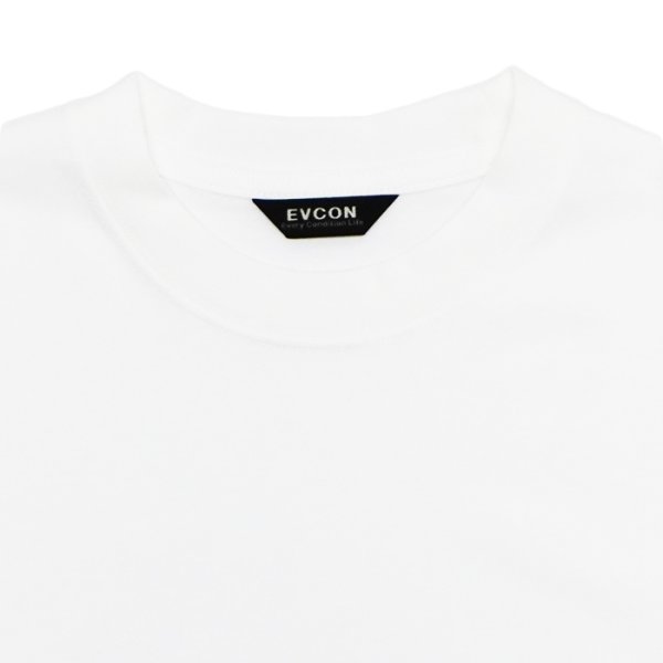 画像3: EVCON（エビコン）MARCERIZATION WIDE S/S TEE（マーセリゼーションワイドショートスリーブTシャツ） / White（ホワイト） (3)