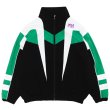 画像1: NEEDLES×FILA（ニードルズ×フィラ）Star Cut Over Sized Windbreaker（スターカットオーバーサイズドウィンドブレイカー）/ Black×Whiet×Green（ブラック×ホワイト×グリーン） (1)