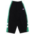 画像1: NEEDLES×FILA（ニードルズ×フィラ）H.D Wind Pant（ヒザデルウインドパンツ）/ Black×White×Green（ブラック×ホワイト×グリーン） (1)