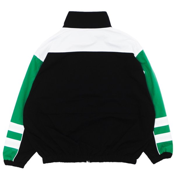 画像2: NEEDLES×FILA（ニードルズ×フィラ）Star Cut Over Sized Windbreaker（スターカットオーバーサイズドウィンドブレイカー）/ Black×Whiet×Green（ブラック×ホワイト×グリーン） (2)