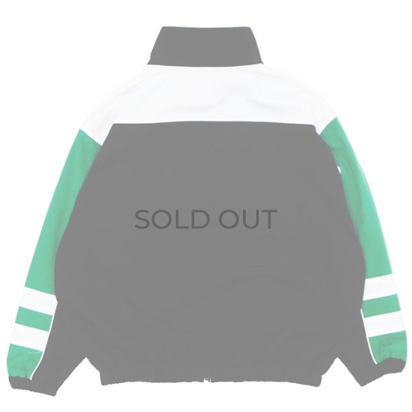 画像2: NEEDLES×FILA（ニードルズ×フィラ）Star Cut Over Sized Windbreaker（スターカットオーバーサイズドウィンドブレイカー）/ Black×Whiet×Green（ブラック×ホワイト×グリーン） (2)