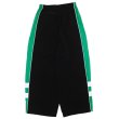 画像2: NEEDLES×FILA（ニードルズ×フィラ）H.D Wind Pant（ヒザデルウインドパンツ）/ Black×White×Green（ブラック×ホワイト×グリーン） (2)