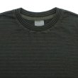 画像3: Yonetomi NEW BASIC（ヨネトミニューベーシック）GARMENT DYE BORDER T-SHIRT（ガーメントダイボーダーTシャツ）/ D,Gray×D,Gray（ダークグレー×ダークグレー） (3)