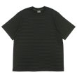 画像1: Yonetomi NEW BASIC（ヨネトミニューベーシック）GARMENT DYE BORDER T-SHIRT（ガーメントダイボーダーTシャツ）/ D,Gray×D,Gray（ダークグレー×ダークグレー） (1)