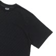 画像4: Yonetomi NEW BASIC（ヨネトミニューベーシック）GARMENT DYE BORDER T-SHIRT（ガーメントダイボーダーTシャツ）/ OFF BLACK×OFF BLACK（オフブラック×オフブラック） (4)