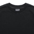 画像3: Yonetomi NEW BASIC（ヨネトミニューベーシック）GARMENT DYE BORDER T-SHIRT（ガーメントダイボーダーTシャツ）/ OFF BLACK×OFF BLACK（オフブラック×オフブラック） (3)