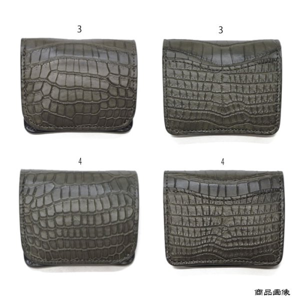 画像12: WILD SWANS（ワイルドスワンズ）CASA（カーサ）コンパクトウォレット/グレー"POROSUS（ポロサス）"×ブラック"サドルプルアップ" (12)
