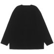 画像2: blurhms ROOTSTOCK（ブラームスルーツストック）Rough&Smooth Thermal Over-Neck L/S（ラフ&スムースサーマルオーバーネックシャツ ロングスリーブ）/ Black（ブラック） (2)