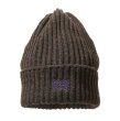 画像1: NEEDLES（ニードルズ）Watch Cap（ワッチキャップ）"Shetland Wool" / Umber（アンバー） (1)