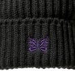 画像4: NEEDLES（ニードルズ）Watch Cap（ワッチキャップ）"Shetland Wool" / Black（ブラック） (4)