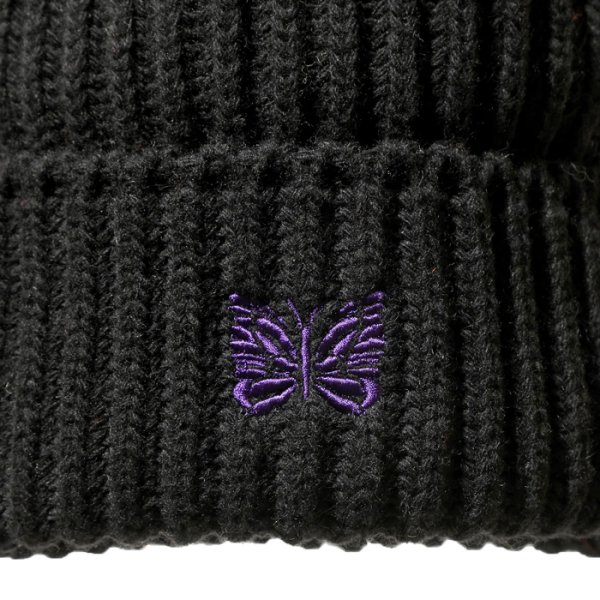 画像4: NEEDLES（ニードルズ）Watch Cap（ワッチキャップ）"Shetland Wool" / Black（ブラック） (4)