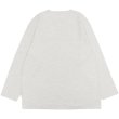 画像2: blurhms ROOTSTOCK（ブラームスルーツストック）Rough&Smooth Thermal Over-Neck L/S（ラフ&スムースサーマルオーバーネックシャツ ロングスリーブ）/ Heather Oatmeal（ヘザーオートミール） (2)