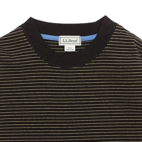 画像3: L.L.Bean Japan Edition（エルエルビーン ジャパンエディション）Union Long-Sleeve Stripe Tee（ユニオン ロングスリーブT） / Brown×Yellow×Blue（ブラウン×イエロー×ブルー） (3)