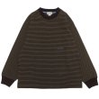 画像1: L.L.Bean Japan Edition（エルエルビーン ジャパンエディション）Union Long-Sleeve Stripe Tee（ユニオン ロングスリーブT） / Brown×Yellow×Blue（ブラウン×イエロー×ブルー） (1)