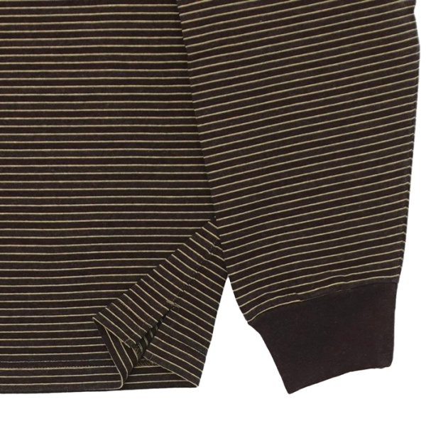 画像5: L.L.Bean Japan Edition（エルエルビーン ジャパンエディション）Union Long-Sleeve Stripe Tee（ユニオン ロングスリーブT） / Brown×Yellow×Blue（ブラウン×イエロー×ブルー） (5)