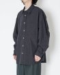 画像8: EVCON（エビコン）GRAPHCHECK TYPEWRITER L/S SHIRT（グラフチェックタイプライターロングスリーブシャツ） / D.NAVY （ダークネイビー） (8)