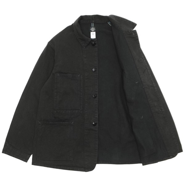 画像3: Post O'Alls（ポストオーバーオールズ）SWEETBEAR 3（スイートベアー 3）"W Flat Twill" / Charcoal（チャコール） (3)