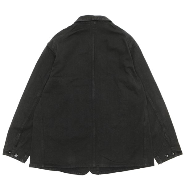 画像2: Post O'Alls（ポストオーバーオールズ）SWEETBEAR 3（スイートベアー 3）"W Flat Twill" / Charcoal（チャコール） (2)