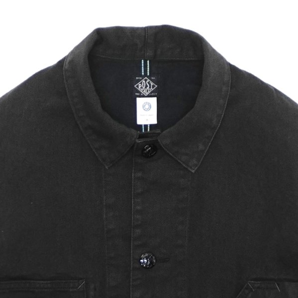 画像4: Post O'Alls（ポストオーバーオールズ）SWEETBEAR 3（スイートベアー 3）"W Flat Twill" / Charcoal（チャコール） (4)
