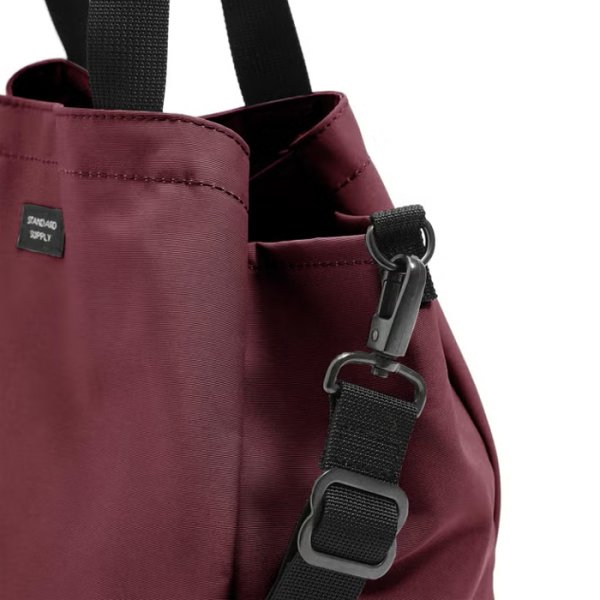 画像5: STANDARD SUPPLY（スタンダードサプライ）2WAY FOLD TOTE（2ウェイホールドトート）"SIMPLICITY Limited Color" / Bordeaux（ボルドー） (5)