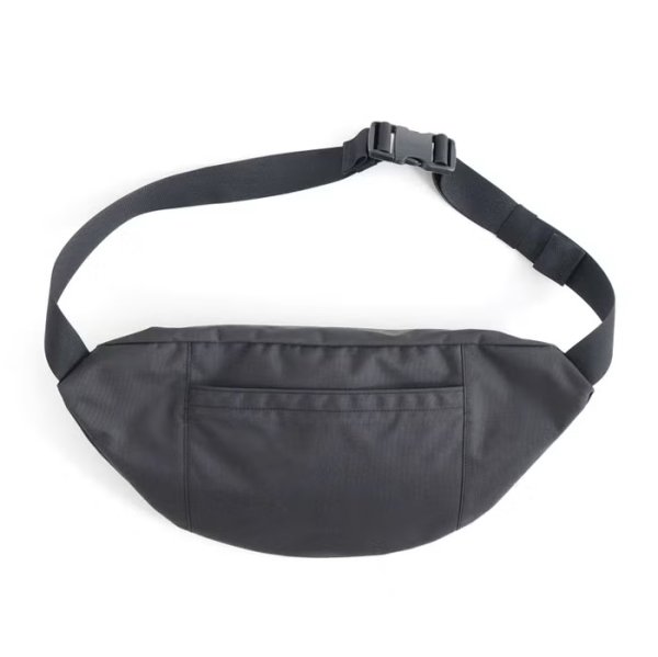 画像2: STANDARD SUPPLY（スタンダードサプライ）LARGE FANNY PACK（ラージファニーパック）"MATTE" / Black（ブラック） (2)