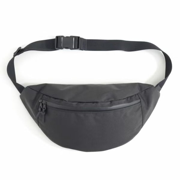 画像1: STANDARD SUPPLY（スタンダードサプライ）LARGE FANNY PACK（ラージファニーパック）"MATTE" / Black（ブラック） (1)