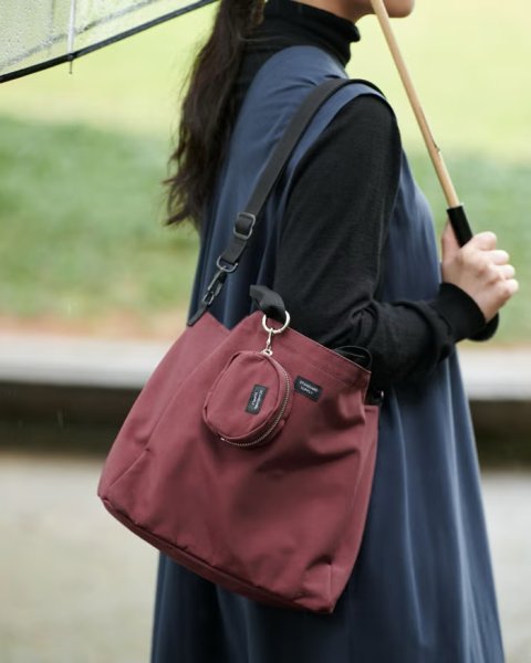 画像9: STANDARD SUPPLY（スタンダードサプライ）2WAY FOLD TOTE（2ウェイホールドトート）"SIMPLICITY Limited Color" / Bordeaux（ボルドー） (9)