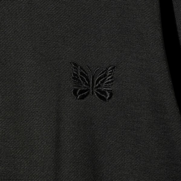 画像4: NEEDLES（ニードルズ）Zipper Hoody（ジッパーフーディ）"Bright Jersey" / Black（ブラック） (4)