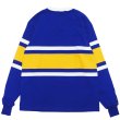 画像2: ※Exclusive※ BARBARIAN（バーバリアン）Light Weight Crew Neck Shirt（ライトウェイト クルーネックシャツ） "8oz Jersey" / Royal×White×Gold（ロイヤルブルー×ホワイト×ゴールド） (2)