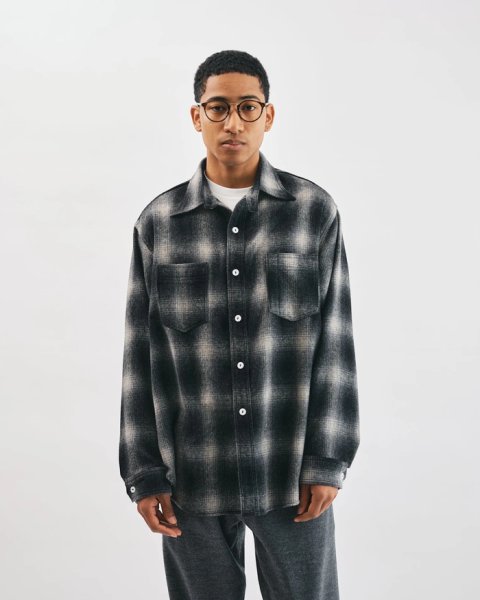 画像7: Post O'Alls（ポストオーバーオールズ）St.Louis 2（セント・ルイス2）”Wool Hombre" / Black（ブラック） (7)