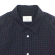 画像3: EVCON（エビコン）GRAPHCHECK TYPEWRITER L/S SHIRT（グラフチェックタイプライターロングスリーブシャツ） / D.NAVY （ダークネイビー） (3)
