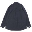 画像2: EVCON（エビコン）GRAPHCHECK TYPEWRITER L/S SHIRT（グラフチェックタイプライターロングスリーブシャツ） / D.NAVY （ダークネイビー） (2)
