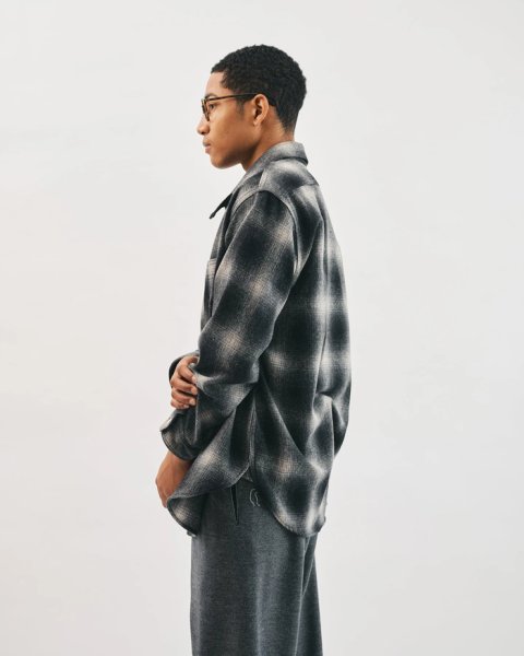 画像8: Post O'Alls（ポストオーバーオールズ）St.Louis 2（セント・ルイス2）”Wool Hombre" / Black（ブラック） (8)