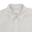 画像3: EVCON（エビコン）GRAPHCHECK TYPEWRITER L/S SHIRT（グラフチェックタイプライターロングスリーブシャツ） / Off White （オフホワイト） (3)