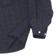 画像5: EVCON（エビコン）GRAPHCHECK TYPEWRITER L/S SHIRT（グラフチェックタイプライターロングスリーブシャツ） / D.NAVY （ダークネイビー） (5)