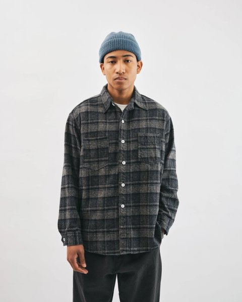 画像7: Post O'Alls（ポストオーバーオールズ）St.Louis 2（セント・ルイス2）”Haevy Flannel" / Mono（モノクロ） (7)