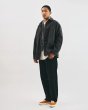 画像9: Post O'Alls（ポストオーバーオールズ）SWEETBEAR 3（スイートベアー 3）"W Flat Twill" / Charcoal（チャコール） (9)