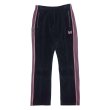 画像1: NEEDLES（ニードルズ）Narrow Track Pant（ナロートラックパンツ）"C/PE Velour" / Navy（ネイビー） (1)