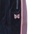 画像5: NEEDLES（ニードルズ）Narrow Track Pant（ナロートラックパンツ）"C/PE Velour" / Navy（ネイビー） (5)