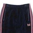 画像4: NEEDLES（ニードルズ）Narrow Track Pant（ナロートラックパンツ）"C/PE Velour" / Navy（ネイビー） (4)