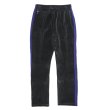 画像2: NEEDLES（ニードルズ）Narrow Track Pant（ナロートラックパンツ）"C/PE Velour" / Charcoal（チャコール） (2)