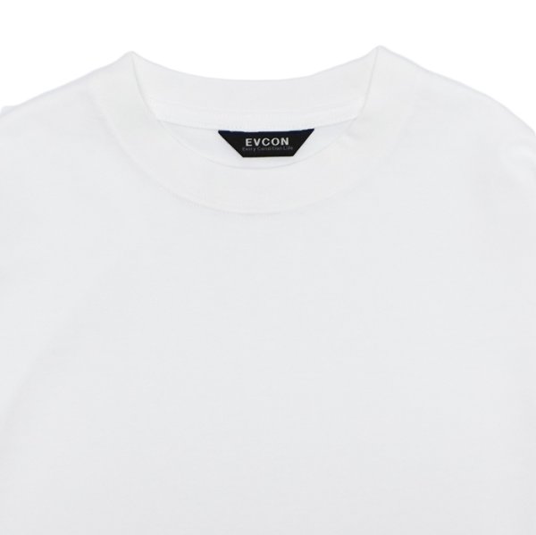 画像3: EVCON（エビコン）MARCERIZATION WIDE L/S TEE（マーセリゼーションワイドロングスリーブTシャツ） / White（ホワイト） (3)