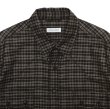 画像3: KAPTAIN SUNSHINE（キャプテンサンシャイン）Wool Plaid Cowboy Shirt（オールプレイドカウボーイシャツ）/ Brown（ブラウン） (3)