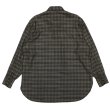 画像2: KAPTAIN SUNSHINE（キャプテンサンシャイン）Wool Plaid Cowboy Shirt（オールプレイドカウボーイシャツ）/ Brown（ブラウン） (2)